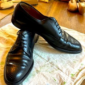 Salvatore Ferragamo black oxford shoes | Made in Italy | 12D